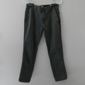 GAP dark gray girlfriend chino pants